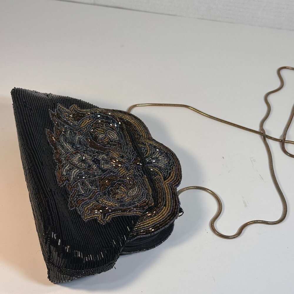 Beaded purse by Delill Muted colors